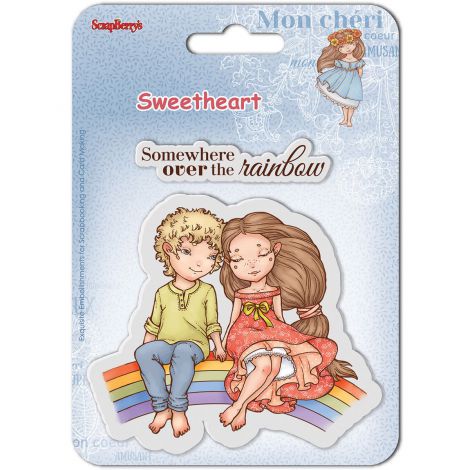 Stemple akrylowe ScrapBerry's 10.5cm, Sweetheart
